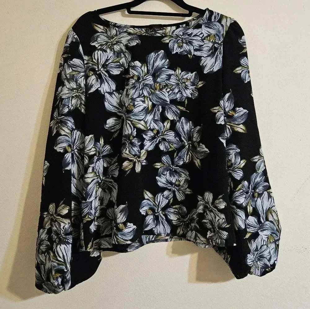 Free Press Floral Blouse